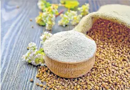  ?? PHOTO: FACEBOOK ?? Buckwheat or kuttu ka atta is said to be beneficial in lowering chances of developing type 2 diabetes