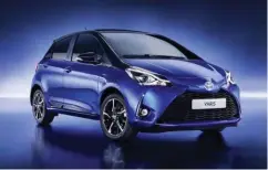  ?? FOTO: TOYOTA ?? Slik ser nye Toyota Yaris ut. Den kommer til Norge i mai.