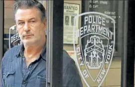  ?? PHOTO: ANDREW KELLY/REUTERS ?? Actor Alec Baldwin had been arrested but later was released without bail