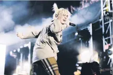  ?? ?? Billie Eilish performs at the Austin City Limits Festival on Saturday.