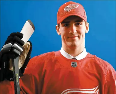  ?? PHOTO D‘ARCHIVES ?? La recrue des Red Wings Filip Zadina a signé son premier contrat dans la LNH, hier.