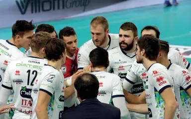  ??  ?? In campo La Trentino Volley sarà impegnata questo pomeriggio al PalaTrento di via Fersina contro il Noliko Maaseik