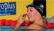  ??  ?? Arianna Castiglion­i, 20 anni, al suo secondo bronzo europeo