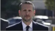  ?? JULIO CORTEZ—AP PHOTO ?? David Wildstein arrives at Martin Luther King Jr. Federal Courthouse for a hearing on Friday in Newark, N.J.