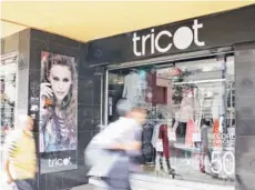  ??  ?? ► La apertura de Tricot en la bolsa será hoy a las 9:15 horas.