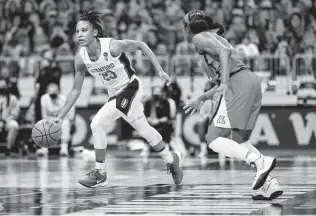  ?? Carmen Mandato / Getty Images ?? Ex-wagner star Kiana Williams won a NCAA title with Stanford at the Alamodome on Sunday. New UTSA coach Karen Aston wants to keep some of San Antonio’s best talent close to home.