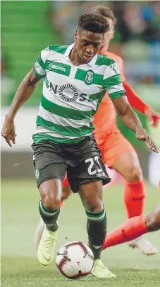  ??  ?? Diaby fez seis dribles com sucesso frente ao Boavista