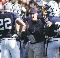  ?? Jessica Hill / Associated Press ?? Yale football coach Tony Reno will use the fall to develop the Bulldogs’ talented young players since the Ivy League decided to cancel all fall sports.