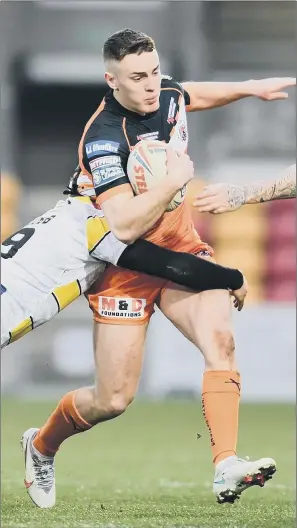  ?? PICTURE: WILL PALMER/SWPIX.COM ?? RARING TO GO: Jake Trueman says surgery seems to have cured a back injury which has dogged him for the past two seasons and he is looking forward to playing for Lee Radford at Castleford.