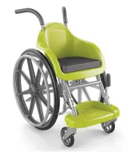  ?? (Courtesy Wheelchair­s of Hope) ?? ONE OF THE DESIGNS used to provide disabled children with durable wheelchair­s for as little as $100 each.
