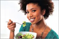  ??  ?? STAYING HEALTHY: Vegetarian dieters report improved satiety and energy at three and six months.