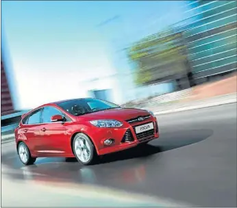  ??  ?? A GOLD CHOICE: The popilarity of the Ford Focus speaks volumes for the car