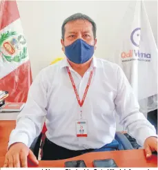  ?? ?? | Alonso Glodoaldo Soto Hilari, jefe zonal en Moquegua de Qali Warma. |