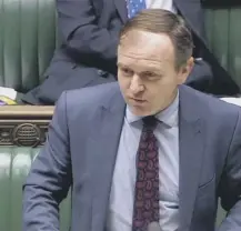  ??  ?? 0 Defra Secretary George Eustice speaks in the Commons