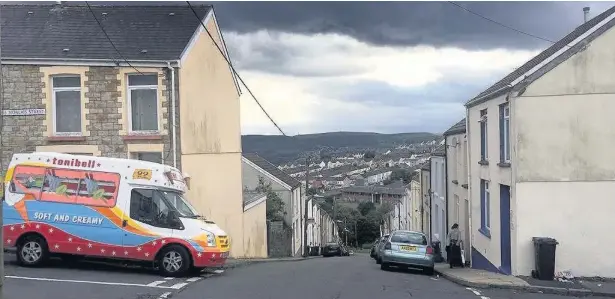  ??  ?? Leon Hall, 36, from Neath, top right, was convicted after admitting keeping a brothel in Regent Street, Dowlais. The house is no longer a brothel. Below right, police found Councillor Brent Carter inside the brothel during a raid