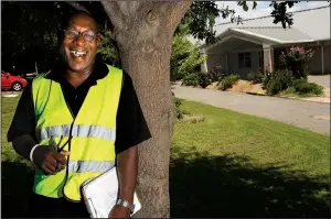  ?? Arkansas Democrat-Gazette/THOMAS METTHE ?? Kenny Hopson recently completed a six-month job training program at Our House in Little Rock after being released from prison. Going forward, Our House will be affiliated with the Rock City Reentry Project.