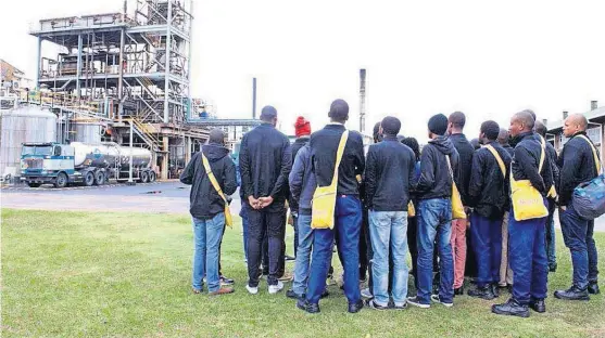  ?? Photo: supplied ?? Coastal TVET College students on an industry visit.