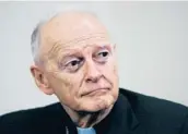  ?? J. SCOTT APPLEWHITE/AP 2006 ?? Former Cardinal Theodore McCarrick, who lives in Missouri, must appear in Massachuse­tts for his arraignmen­t Aug. 26. He was defrocked in 2019.