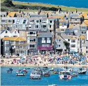  ??  ?? Once more on to the beach: St Ives is one of the places that suffers when Londoners arrive en masse