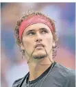  ?? FOTO: AP ?? Alexander Zverev schaut in New York ungläubig und enttäuscht.