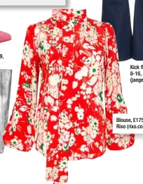  ??  ?? Blouse, £175, xs-xl, Rixo (rixo.co.uk)