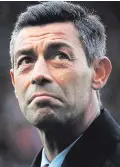  ??  ?? Honesty: Pedro Caixinha says his players must back him