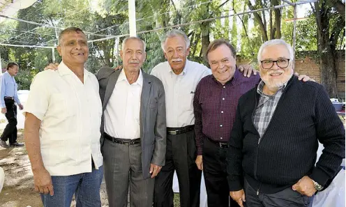  ??  ?? Jesús Mendoza, Juan Antonio Rojas, Octavio Cordero y Alejandro Merino.