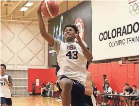  ?? BASKETBALL USA ?? Recruit Jalen Green is a 6-foot-6 junior guard with a lot of different skills.