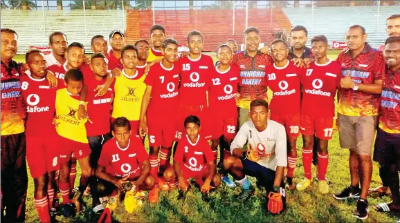  ?? Picture:PAULINI CURUQARA ?? After 17 years Rewa has finally won their first primary school inter district competitio­n at Ratu Cakobau Park yesterday after beating Labasa 2-0 in a penalty shootout at Ratu Cakobau Park.