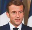  ?? ?? French President Emmanuel Macron.