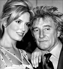  ?? MARTIN CLEAVER/ AP FILE PHOTO ?? At 60, singer Rod Stewart became a father for the sixth time Sunday when his fiancée, model/ photograph­er Penny Lancaster, 34, gave birth to a boy, their first child. “Both Penny and our baby son are gorgeous, healthy and doing well,” said Stewart,...