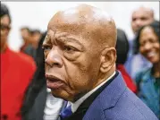  ?? BOB ANDRES / ROBERT.ANDRES@AJC.COM ?? U.S. Rep. John Lewis said Thursday the video of George Floyd’s death “made me cry.” “I kept saying to myself: ‘How many more? How many young black men will be murdered?’” he said on CBS.