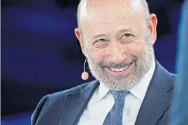  ?? /Bloomberg ?? Bonus question: Former CEO of Goldman Sachs, Lloyd Blankfein, could have millions of dollars in bonuses withheld by the prestigiou­s investment bank, depending on the outcome of probes.