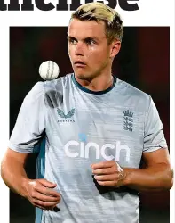  ?? GETTY IMAGES ?? Top pick: all-rounder Sam Curran is one of the SA20’s pre-signed players