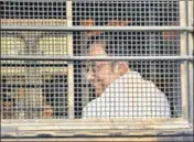  ?? PTI ?? ■ Senior Congress leader P Chidambara­m after being produced in the Rouse Avenue court in New Delhi on Tuesday.