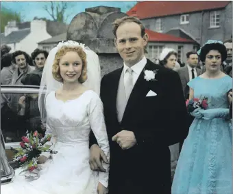  ?? ?? Main photograph: Ian and Sheila Weir at their wedding 60 years ago; above, Ian's two books, which are available to buy in Oban; left, Ian Weir as a boy growing up on an Appin hill farm.