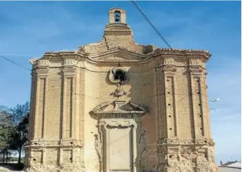  ?? Fotos: cedidas ?? La ermita Nuestra Señora de Los Remedios de Sesma con la puerta tapiada.