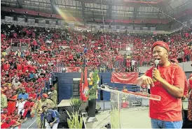  ?? /Veli Nhlapo ?? What lies beneath?: EFF leader Julius Malema was not lying about expropriat­ion of land without compensati­on. He might, therefore, be telling the truth about the EFF’s nationalis­ation plans.