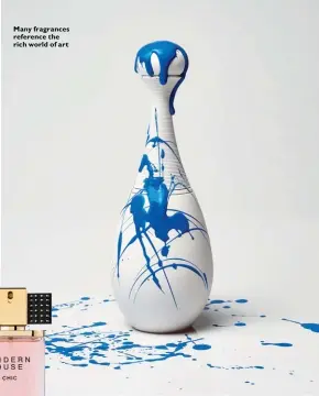 ??  ?? Many fragrances reference the rich world of art Estée Lauder Modern Muse Chic, RM307 (50ml) & RM445 (100ml)