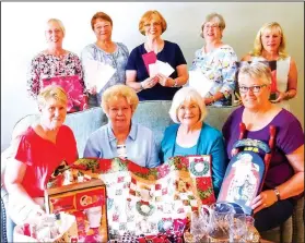  ?? Courtesy photo ?? P.E.O. Chapter CD is planning another Game Day from 11 a.m. to 3 p.m. Sept. 29 at the Highlands Church, 371 Glasgow Road in Bella Vista. Pictured are members of the Ways & Means committee: Connie Christie (back row), President Mary Ann Minnick, Shirley...