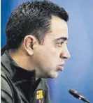  ?? EFE ?? Xavi, entrenador del Barça.
