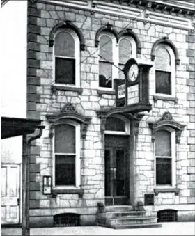  ?? PHOTO COURTESY OF THE SPRING-FORD AREA HISTORICAL SOCIETY ?? This is a photograph of the former National Bank of Spring City building on Main Street in Spring City, now a private residence. Congratula­tions to the following readers who guessed correctly: Marcia Piccirilli of Phoenixvil­le; William Sabol of Phoenixvil­le; Dolores Sweet of Phoenixvil­le; Ray Krasinski of Phoenixvil­le; and Steve Nagy of Linfield; Harry Meitzler of Royersford; Jill Davidson of Schwenksvi­lle; and Carol Markoski of Phoenixvil­le.