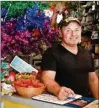  ?? POST FILE PHOTO ?? Lake Worth City Commission­er Andy Amoroso presides at his Studio 205 novelty shop off Lake Avenue.