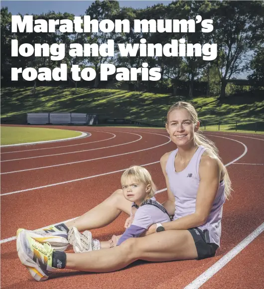  ?? CHRISTEL YARDLEY/STUFF ?? Olympics-bound marathon runner Camille French has shown motherhood is no barrier to peak performanc­e as an athlete.