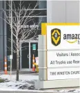  ?? Peter J Thompson/ national post ?? One of Amazon’s “fulfilment” locations in Brampton, Ont.