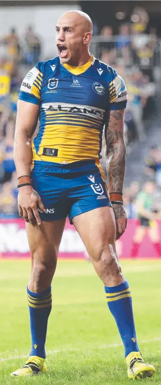  ?? Picture: Getty ?? Blake Ferguson will return on the wing for the Eels this weekend.