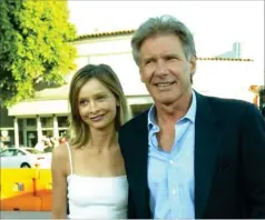  ??  ?? Calista Flockhart og Harrison Ford har vaeret gift siden 2010.