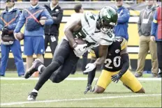  ?? AP file photo ?? Corey Davis has 19 catches for a team-leading 351 yards with two touchdowns for the Jets this season.