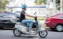  ?? RIBA SHARE/DIVULGAÇÃO ?? Otimismo. Riba Share prevê alta na demanda por scooters