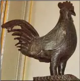  ??  ?? Symbol: The Jesus College cockerel
